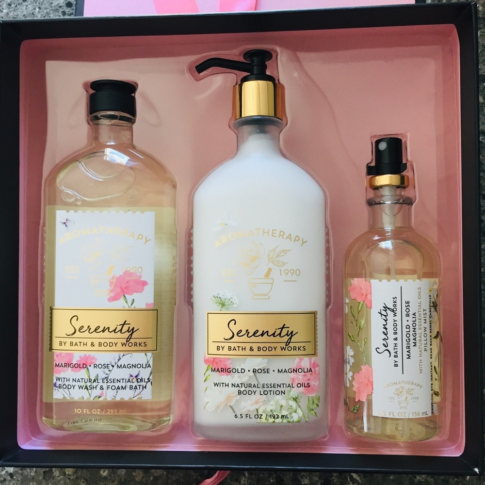 Bath and Body Works Aromatherapy Serenity Gift Set